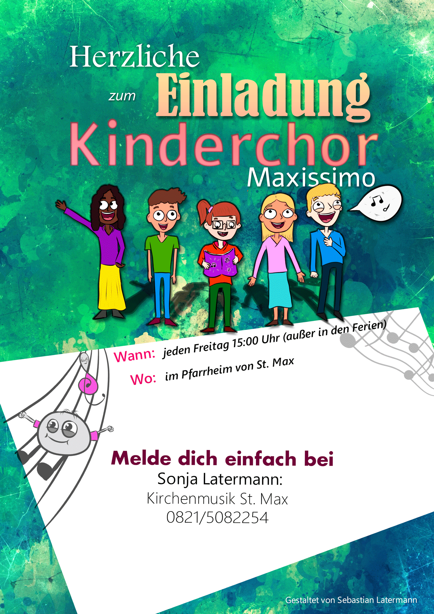 Kinderchor Plakat mini